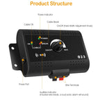 1Set Electric Dog Fence System Pet Tone Shock Boundary Containment Water Resistant Collar Receiver For Small Medium Large Dog