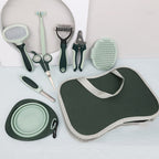 Professional Dog Grooming Clippers - Cordless Low Noise Pet Hair Trimmer Kit