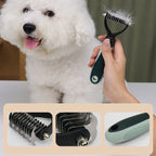Professional Dog Grooming Clippers - Cordless Low Noise Pet Hair Trimmer Kit