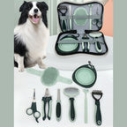 Professional Dog Grooming Clippers - Cordless Low Noise Pet Hair Trimmer Kit