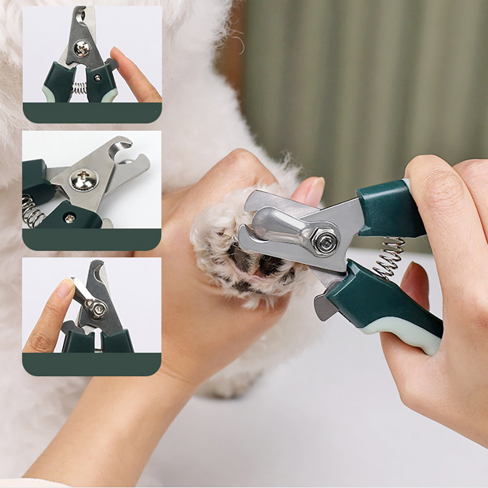 Professional Dog Grooming Clippers - Cordless Low Noise Pet Hair Trimmer Kit