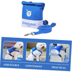Pet Self Backpack Backpacks Rucksack SmallDog Bag Outdoor Pet Backpack Dog VestBackpack Portable Dog Backpack Dog SupplyBackpack For Dog Polyester Puppy Travel Strap