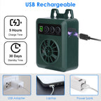 1Pc Anti-barking Device 49.2Feet Sensing Ultrasonic Bark Deterrent With 4 Frequency Levels 4 Sensitivity Levels Indoor Outdoor Dog Bark Control