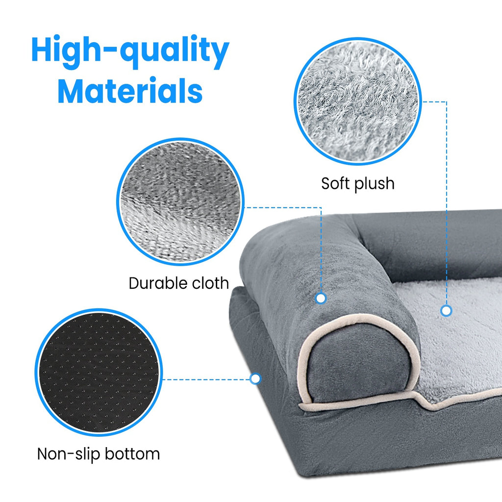 1Pc Dog Bed Pet Bed Sofa Dog Couch Pet Cushion Carpet Mattress With Washable And Removable Cover For Medium Large Dogs