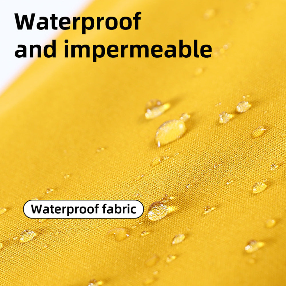 Waterproof Dog Raincoat with Reflective Strips - Lightweight Rain Jacket for Small & Medium Dogs