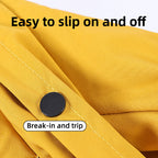 Waterproof Dog Raincoat with Reflective Strips - Lightweight Rain Jacket for Small & Medium Dogs